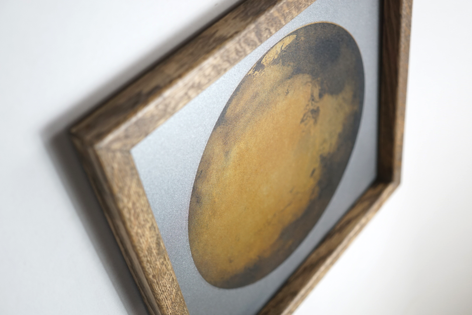 Rusted Mars on Steel Sheet Metal