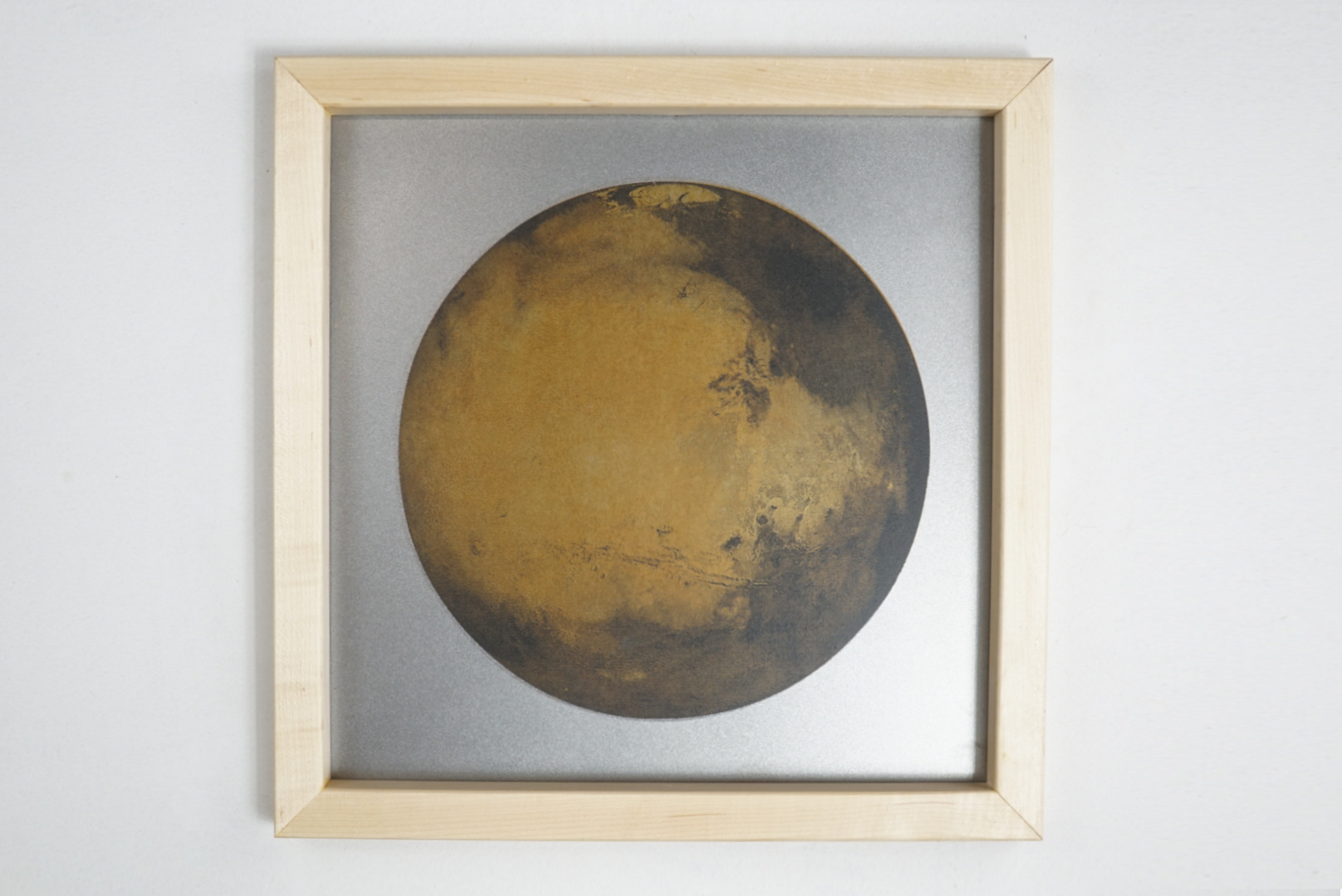 Rusted Mars on Steel Sheet Metal