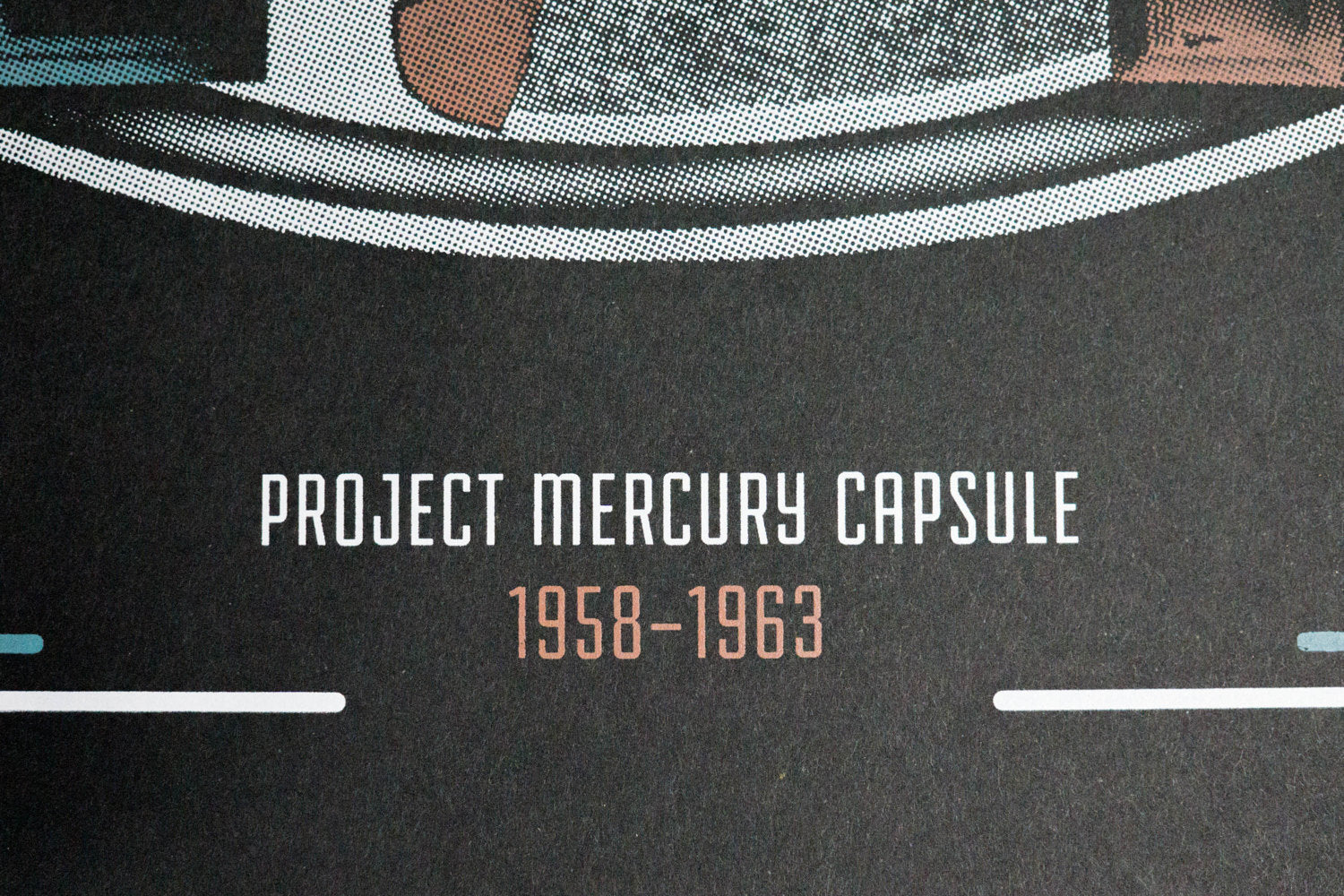 Project Mercury Capsule - Space Exploration Poster