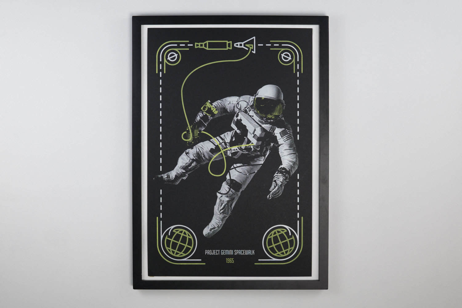 Project Gemini Spacewalk - Space Exploration Poster